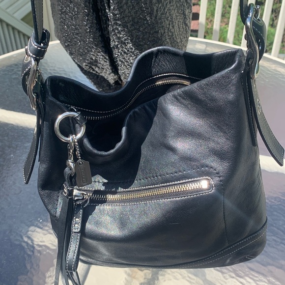 Coach Accessories - 🔥EUC🔥COACH LEATHER SATCHEL BLACK LIKE NEW !!